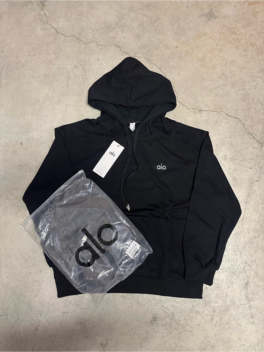 ALO Yoga Black Men's Hooded Sweatshirt